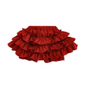 Red Tiered Ruffle Skirt