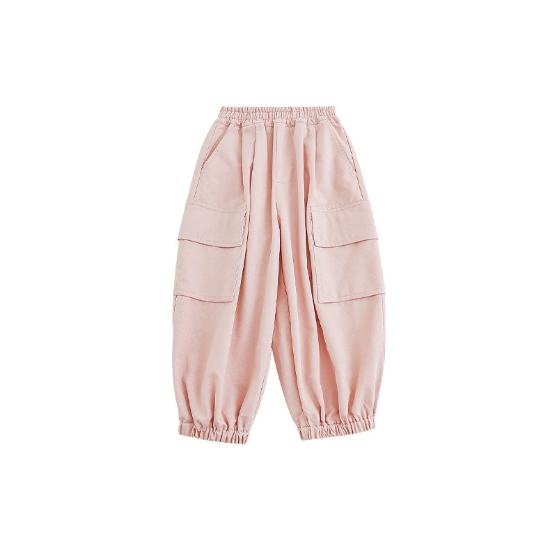 Light Pink Girls' Cargo Trouser