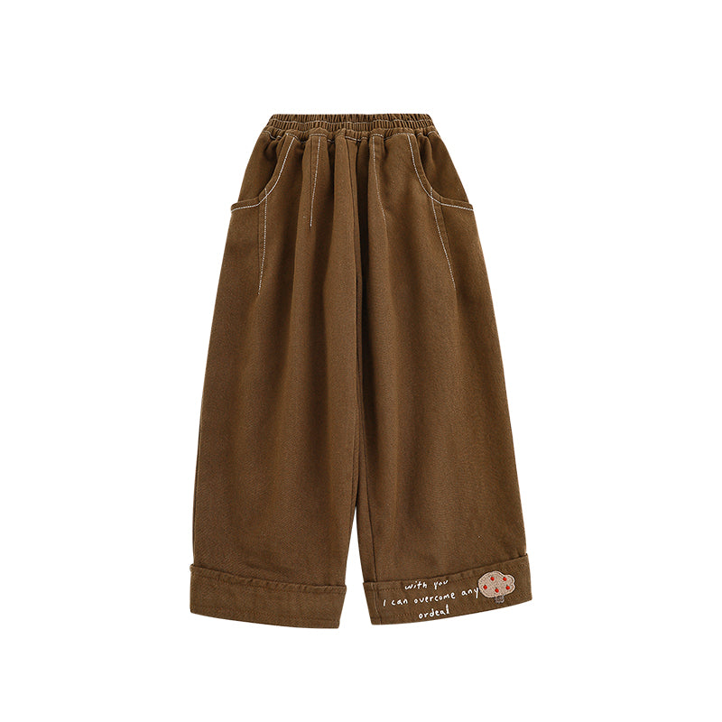 Wide-leg Casual Pants for Boys