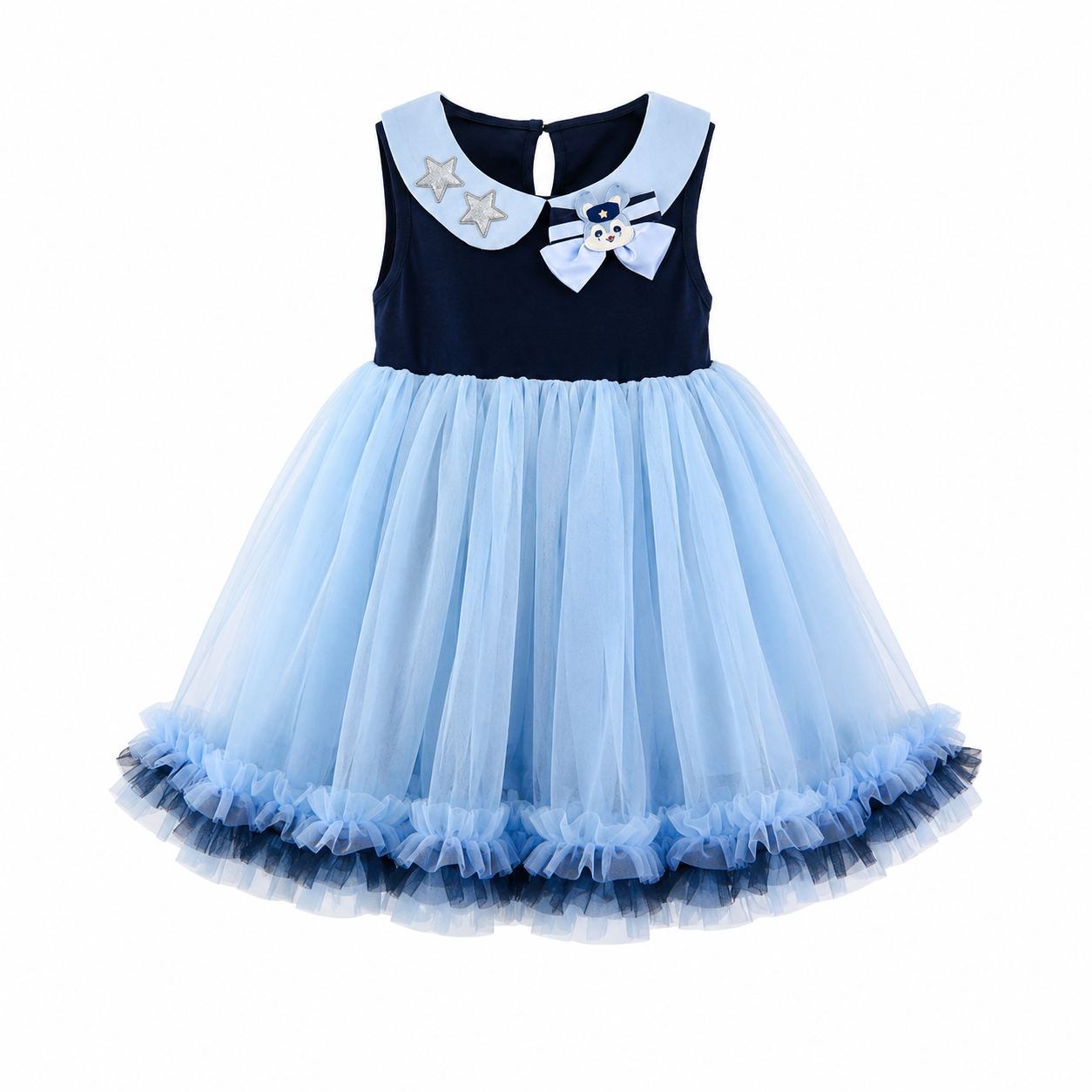 Little Detective Tulle Skater Dress