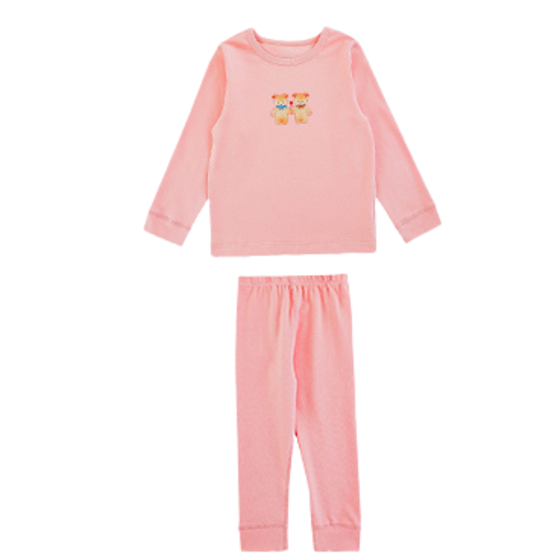Pink Pajama Set with a Unicorn Sleep Cap