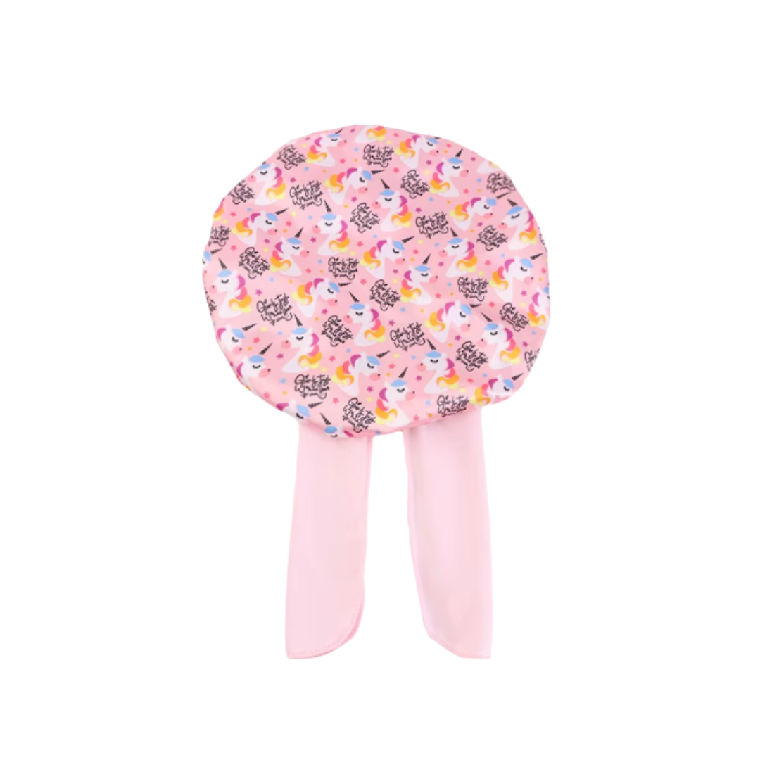 Pink Pajama Set with a Unicorn Sleep Cap