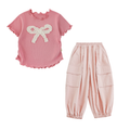 Sweet Bow Cargo Set – Pink
