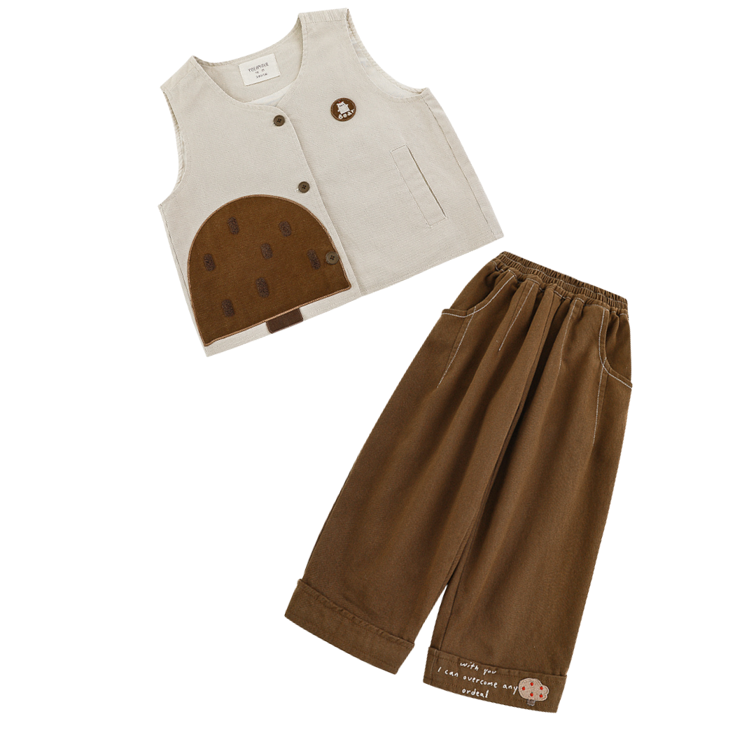 Toddler Boys' Mushroom Themed 2-Piece
